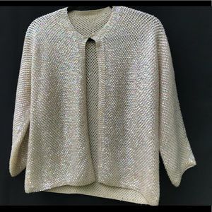 ✨Vintage Cardigan Iridescent Sequence✨